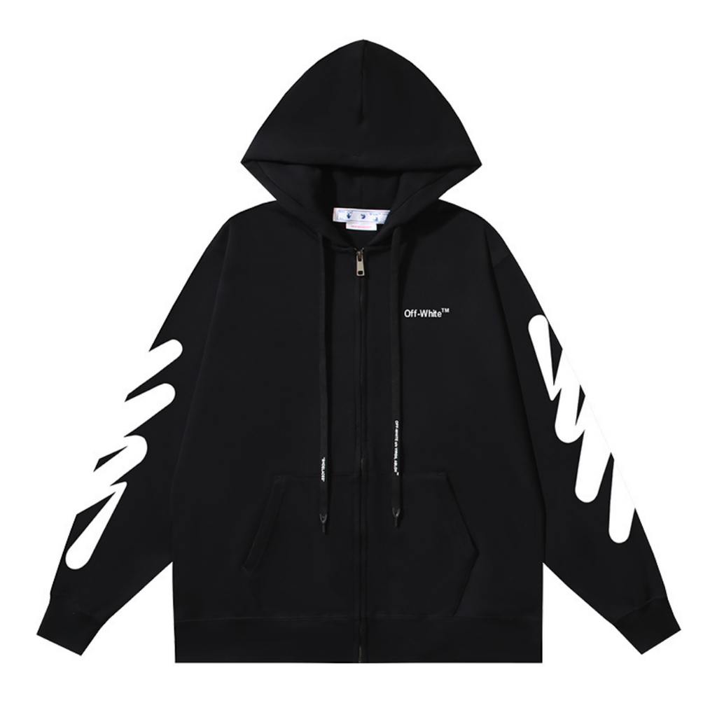 Off-W Monogram Zip Hoodie · Off-White · Nova Neta