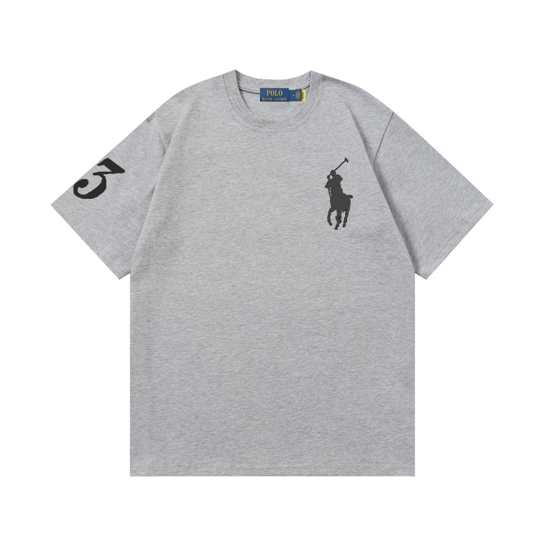 Camiseta Polo Ralph Lauren Verde Azul Logo Negro