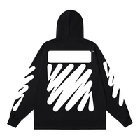 Off-White Off-W Monogram Zip Hoodie Negro Lava