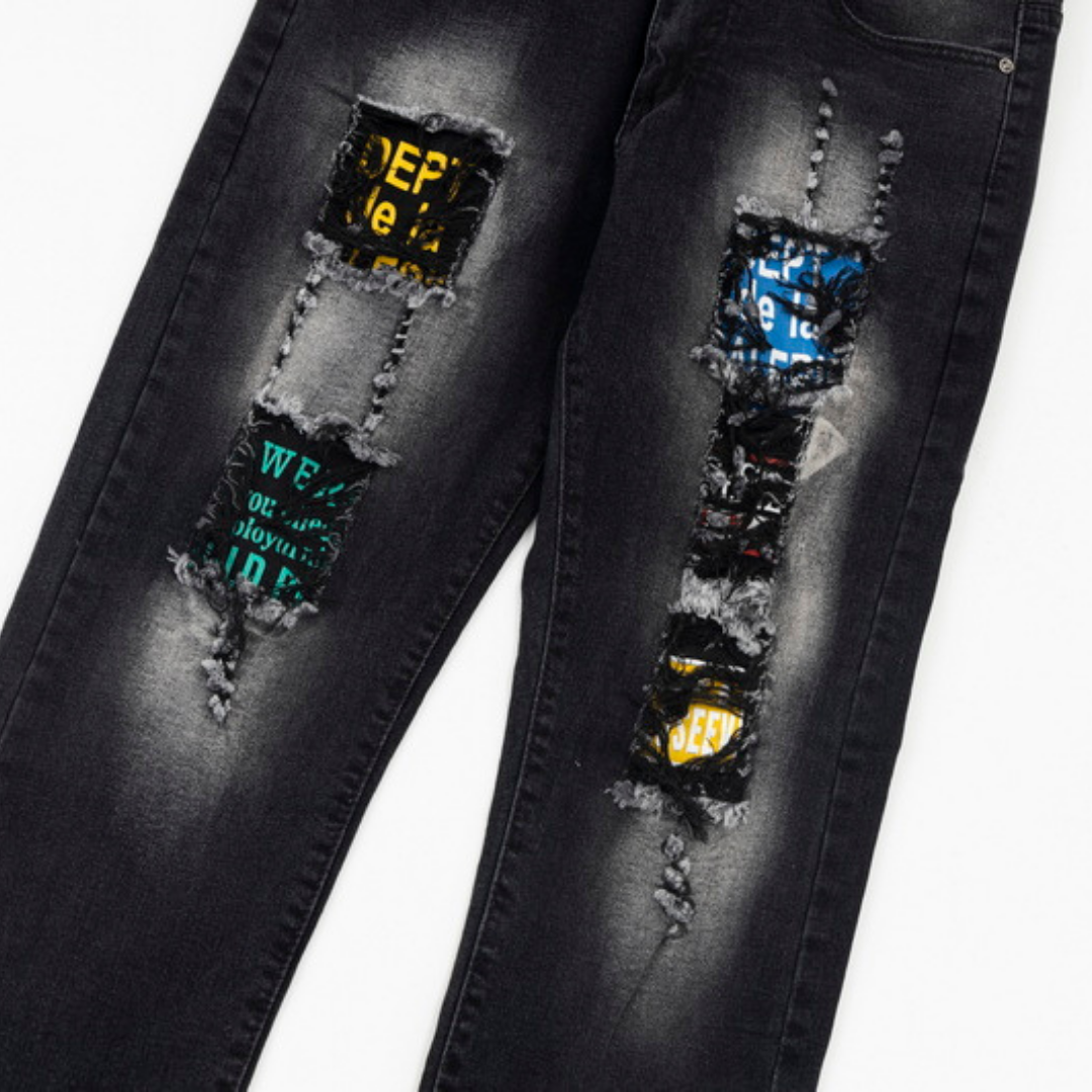 Gallery Dpt. Paint Jeans Naranja Camo