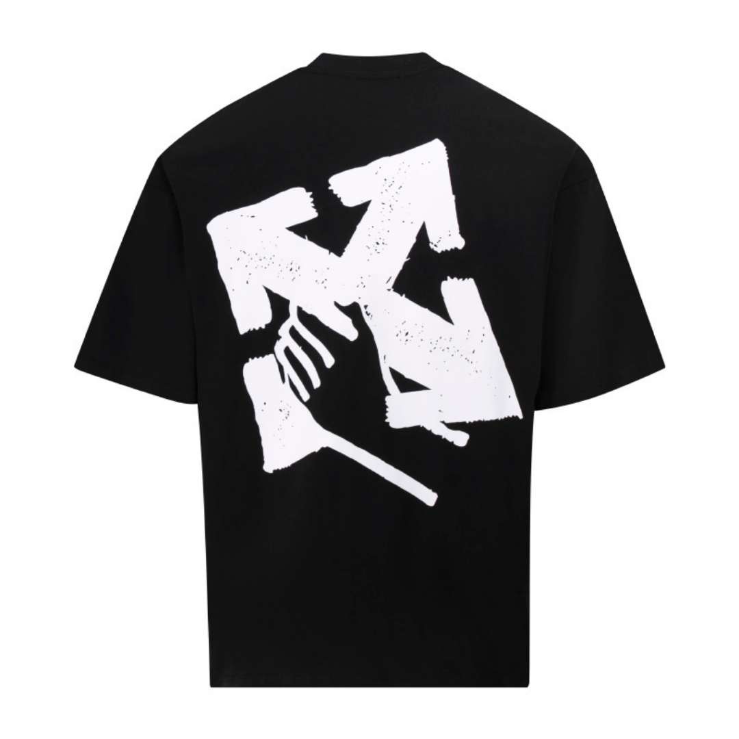 Off-White Off-W Monogram T-shirt - Blanco Negro Grafito
