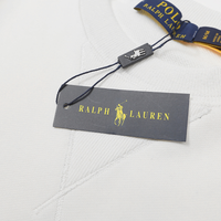 Camiseta Polo Ralph Lauren Blanco Cielo Azul Logo Negro