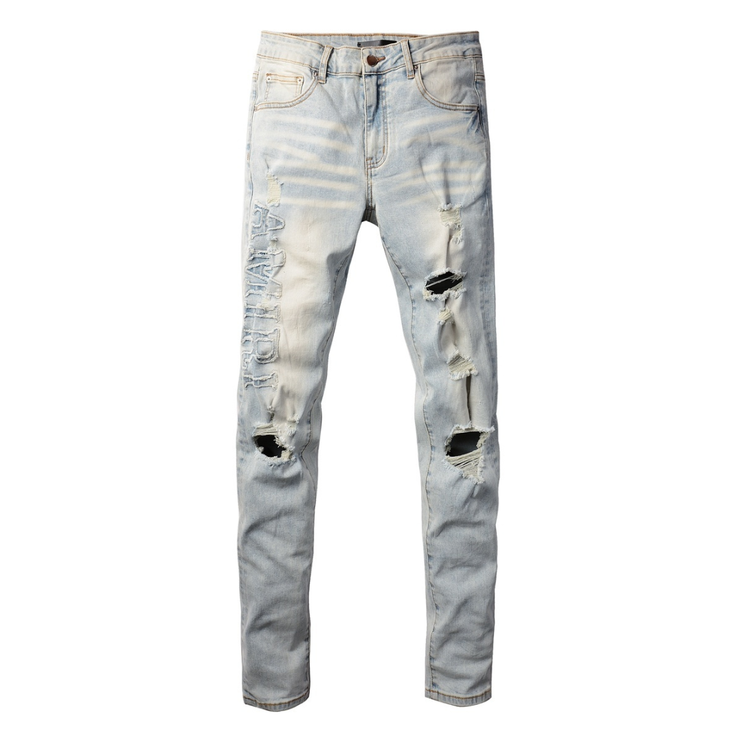 Amr Logo Blue Jeans Azul 2