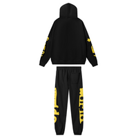 Buzo Sp5der Negro Estrellas Amarillo