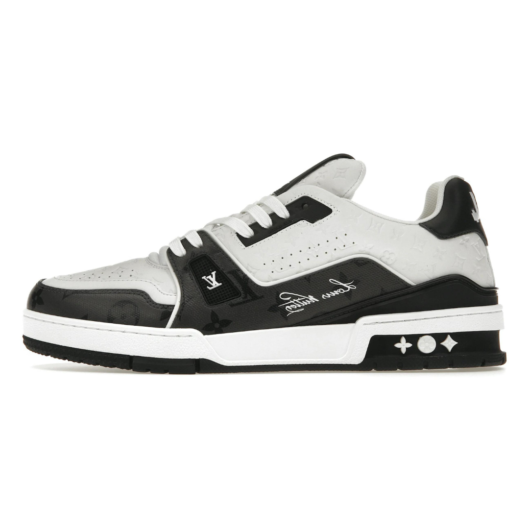Monogram Black Trainer Camo Blanco