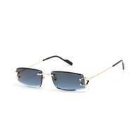 Monochromatic Sunglasses Azul Oro