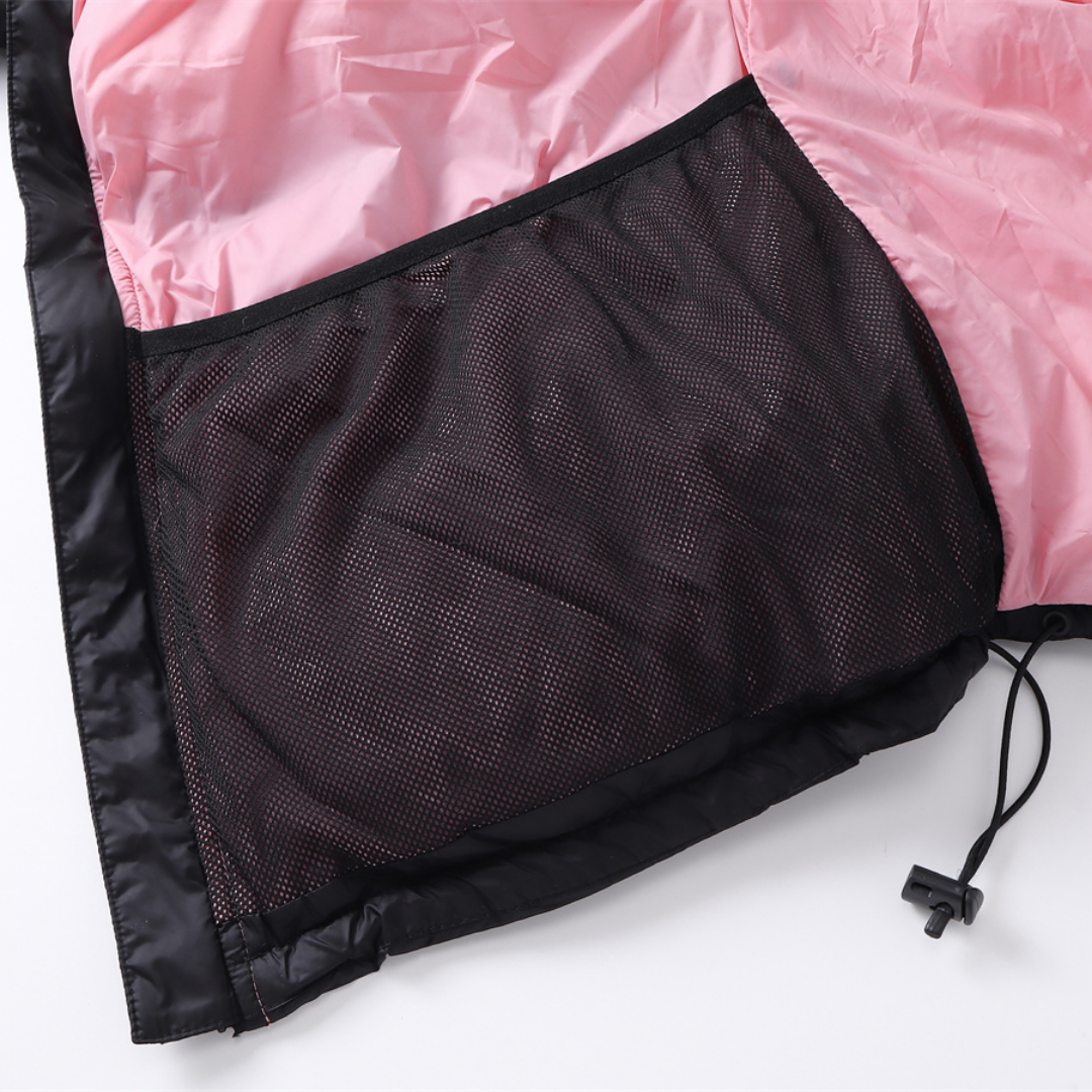 Campera Stussy Negro/Rosa