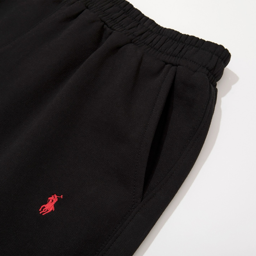 Camiseta Polo Ralph Lauren Liso Negro Logo Rojo 2