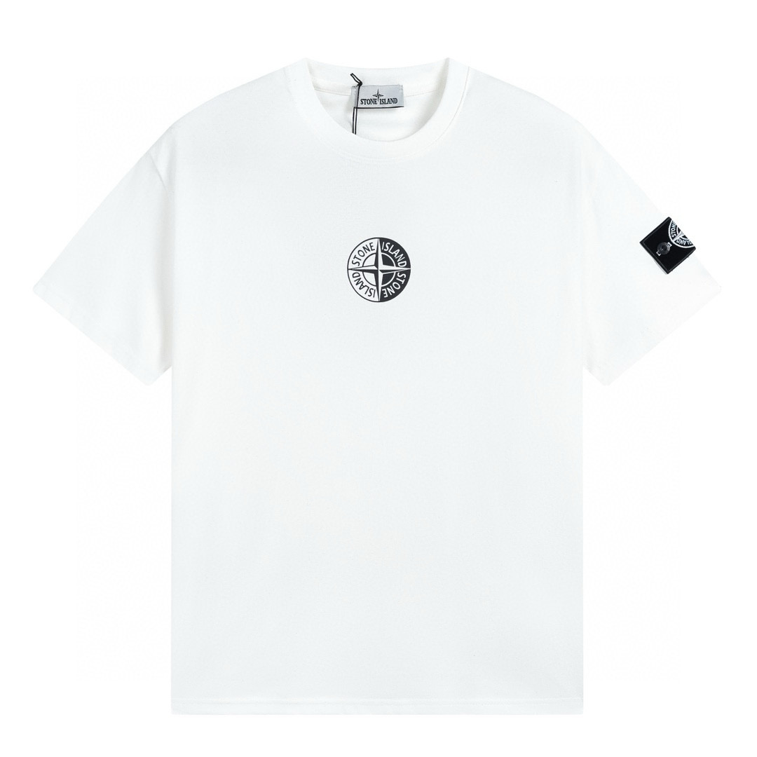 Camiseta Stone Island Negro Azul Blanco Camo