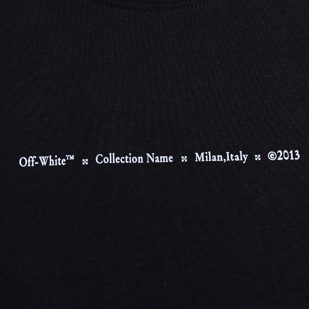 Off-White Off-W Monogram T-shirt - Negro Negro Blanco