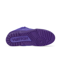 Skater Monogram Trainer Marron Flor