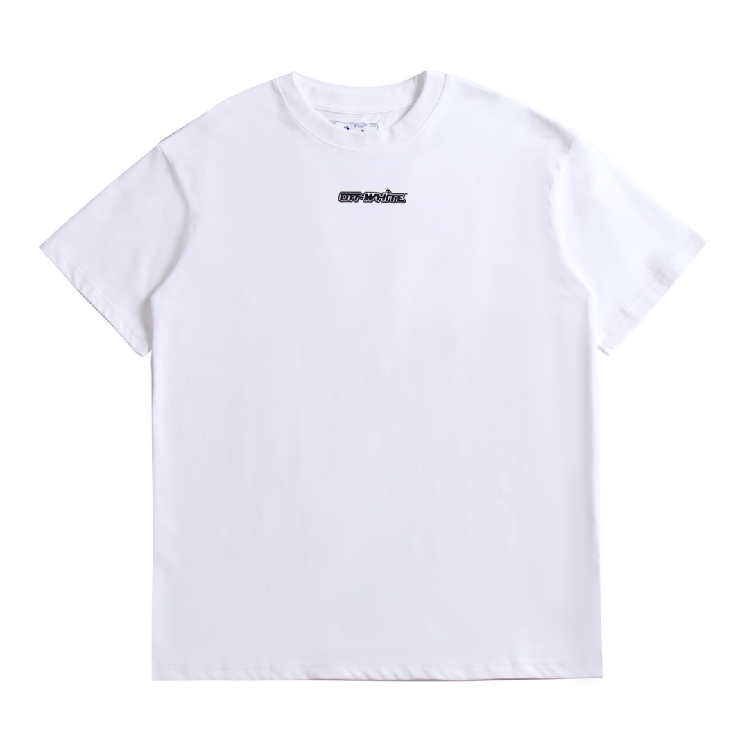 Off-White Off-W Monogram T-shirt - Blanco Cruz Roja