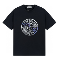 Camiseta Stone Island Negro Negro Estrella