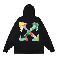 Off-White Off-W Monogram Zip Hoodie Blanco Camo