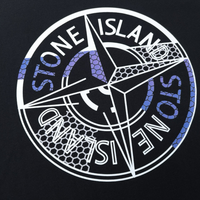 Camiseta Stone Island Blanco Estrella Blanca Negra