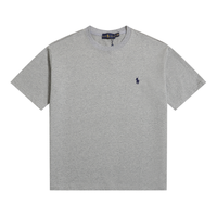 Camiseta Polo Ralph Lauren Gris Blanco Logo Negro