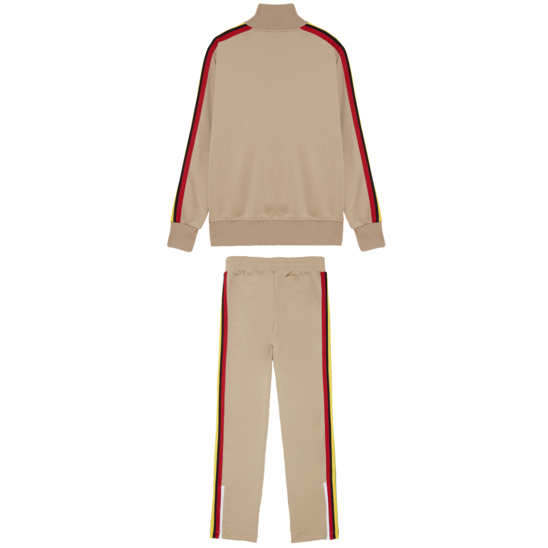 Conjunto Palm Angels Beige Marron Verde Linea