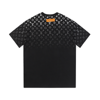 Monogram T-shirt Monograma Negro Blanco 2