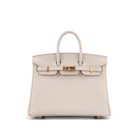Hermes Birkin 25 Bag - Beige/Dorado