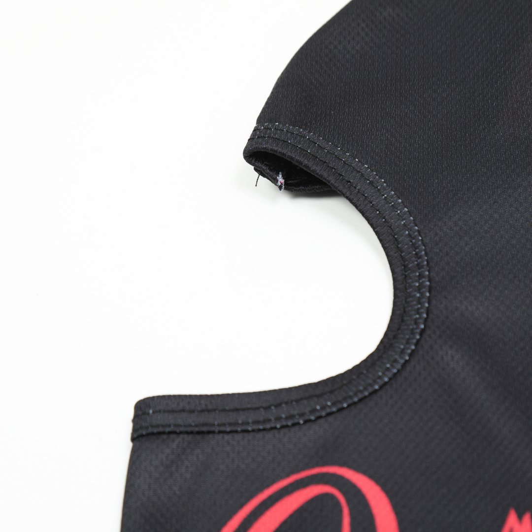 Liteweight Ski Mask Negro Rojo Estrellas