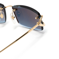 Monochromatic Sunglasses Azul Oro