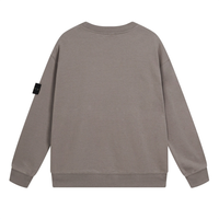 Buzo Stone Island Negro Negro Logo Blanco
