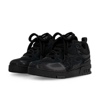 Skater Monogram Trainer Negro Estrellas