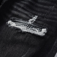 Amr Black Diamonds Jeans Negro 2