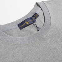 Camiseta Polo Ralph Lauren Gris Blanco Logo Negro