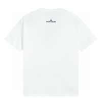 Camiseta Stone Island Blanco Estrella Blanca Negra