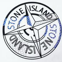 Camiseta Stone Island Negro Negro Estrella
