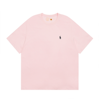 Camiseta Polo Ralph Lauren Rosa Rosado Logo Negro
