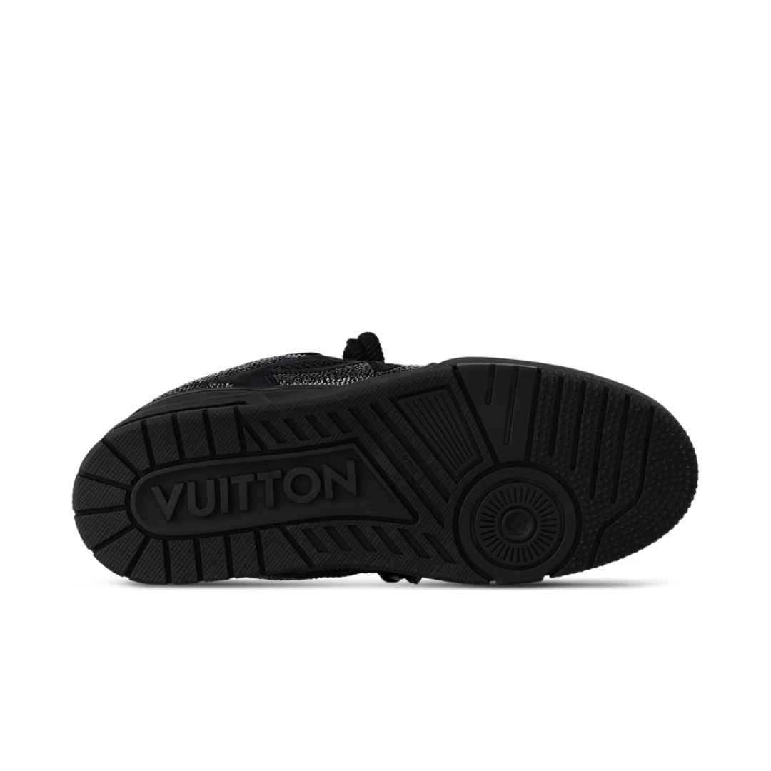 Skater Monogram Trainer Negro Estrellas