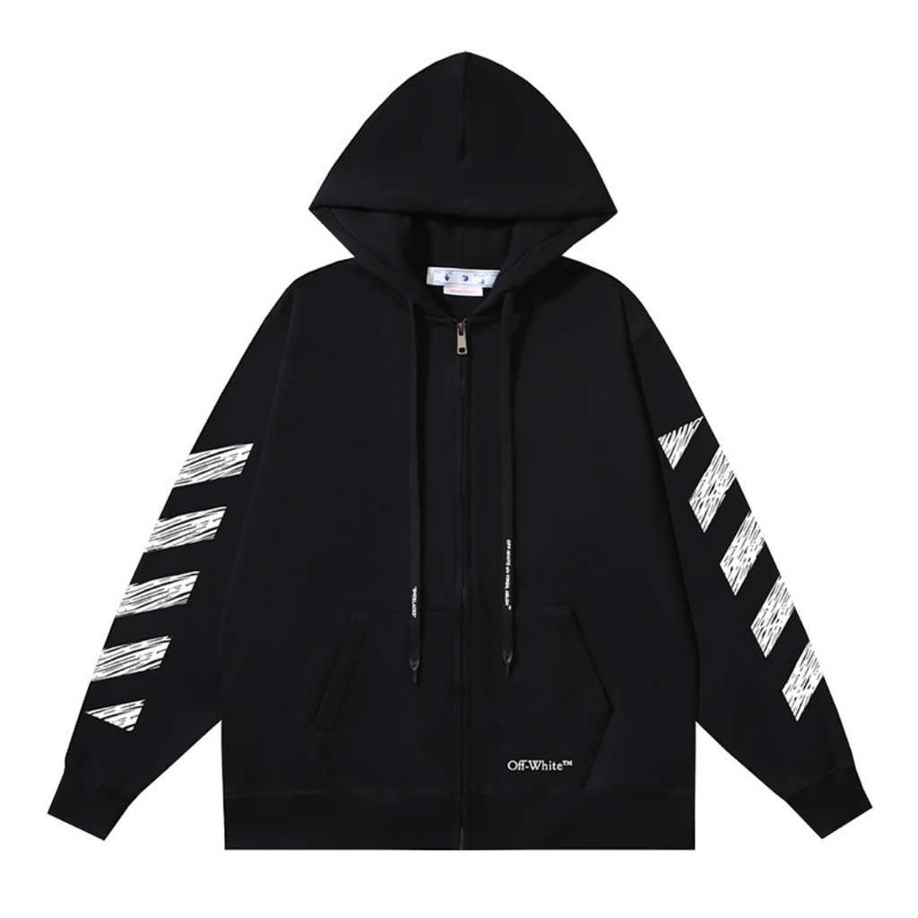 Off-W Monogram Zip Hoodie · Off-White · Nova Neta