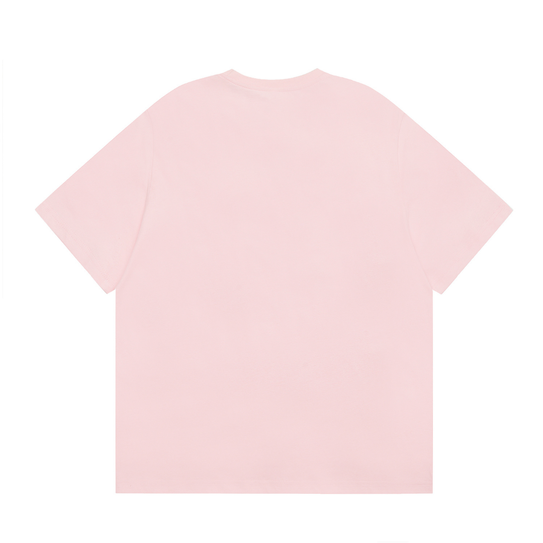 Camiseta Polo Ralph Lauren Rosa Rosado Logo Negro
