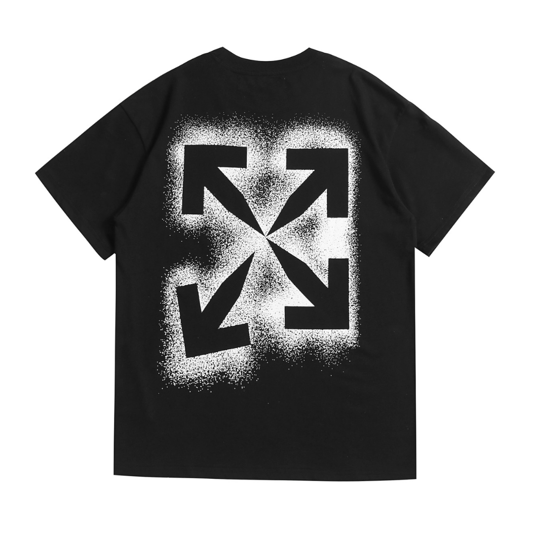 Off-White Off-W Monogram T-shirt - Blanco Rosa Arrows