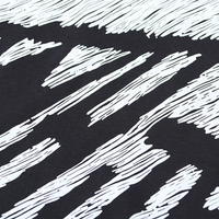 Off-White Off-W Monogram Zip Hoodie Negro Bandas Blancas