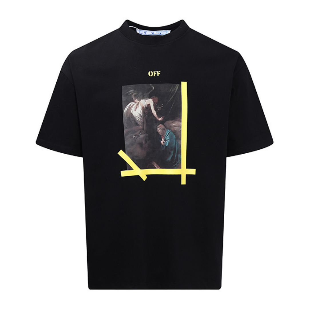 Off-White Off-W Monogram T-shirt - Negro Camo Blanco 5