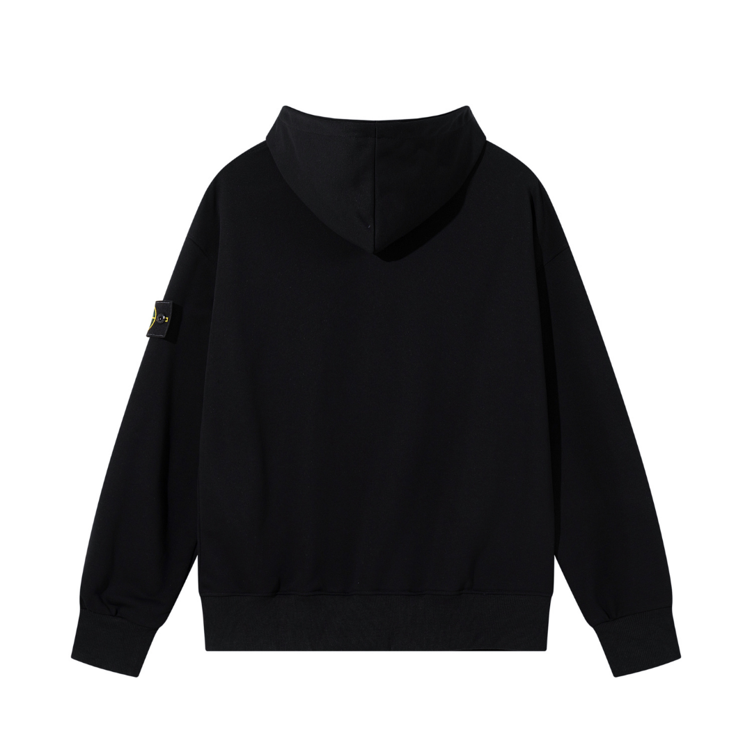 Buzo Stone Island Negro Camo
