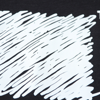 Off-White Off-W Monogram Zip Hoodie Negro Bandas Blancas