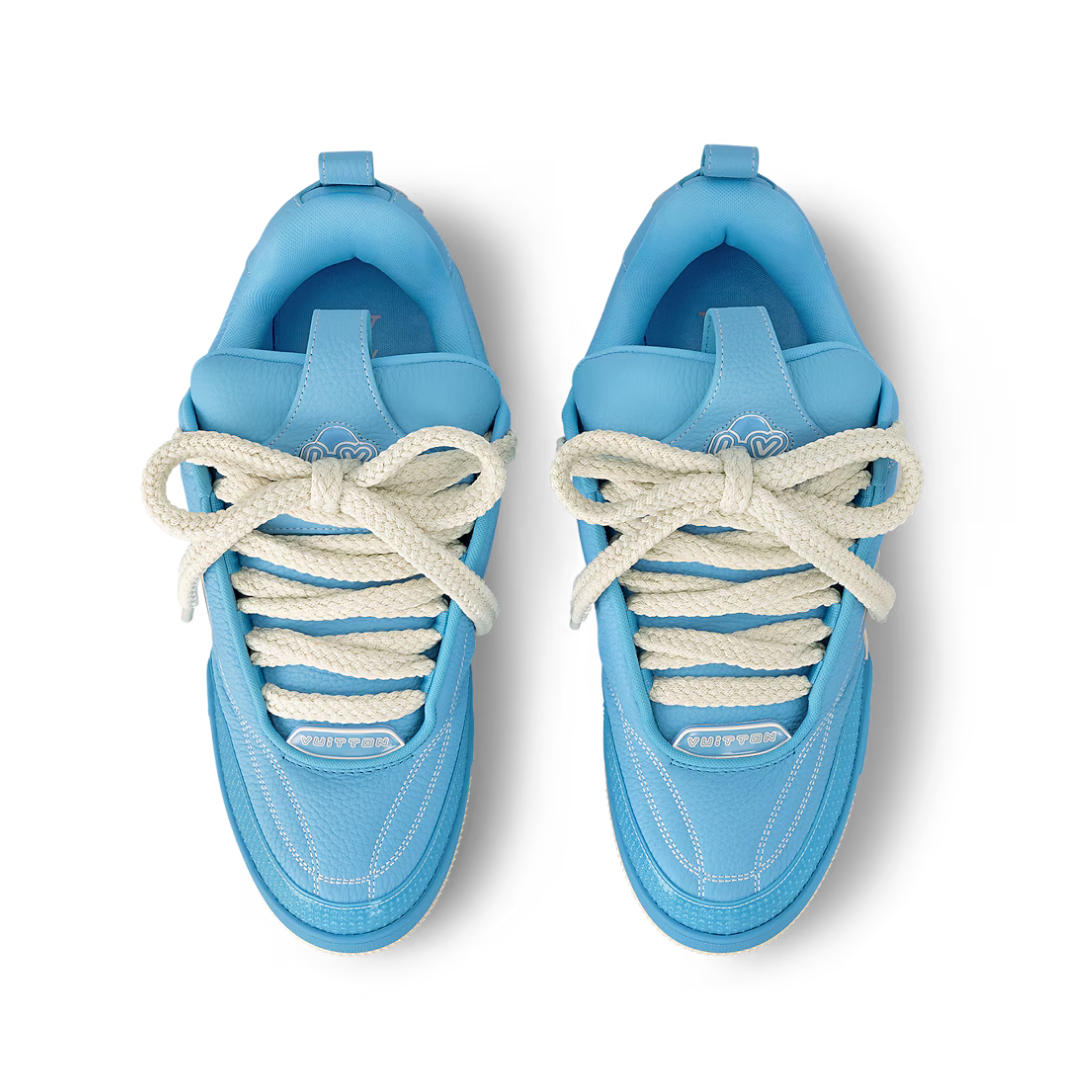 Skater Monogram Trainer Azul Estrella