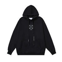 Off-White Off-W Monogram Hoodie Negro