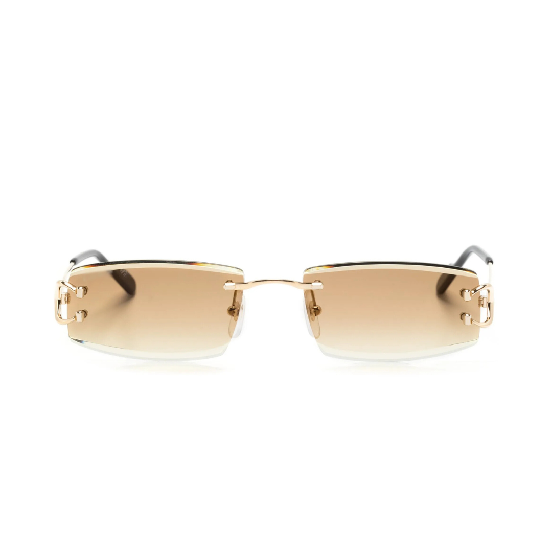 Monochromatic Sunglasses Liso Dorado Oro