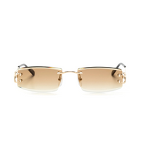 Monochromatic Sunglasses Liso Dorado Oro