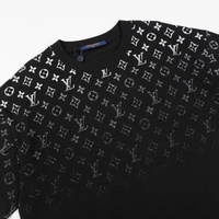 Monogram T-shirt Monograma Negro Blanco 2