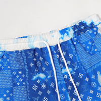 Monogram Short Set Azul