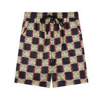 Louis Vuitton Monogram Short Set Camo Blanco Negro