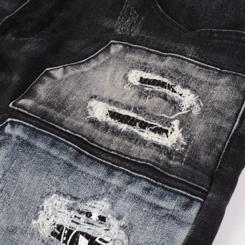 Amr Bandana Logo Jeans