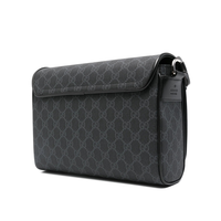 Messenger Bag Monograma Negro Rojo 2