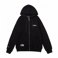 Chrome Zip Hoodie